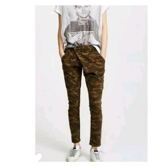 R13 X-Over Jeans In Camo Mid-Rise Sz 24 Grunge R13WM0035-15 (B - Picture 2 of 11